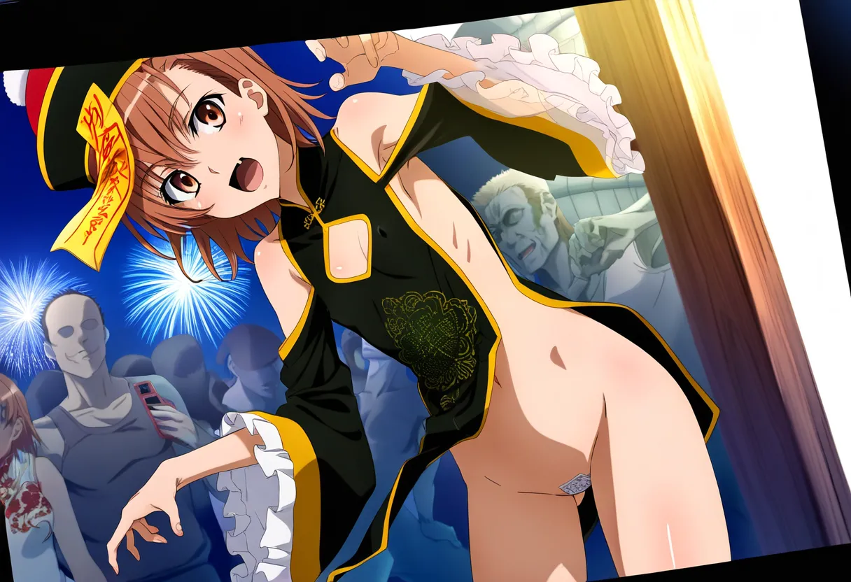 laesbkt Misaka Mikoto Chinese Zombie Cosplay NO R18 - Image 184