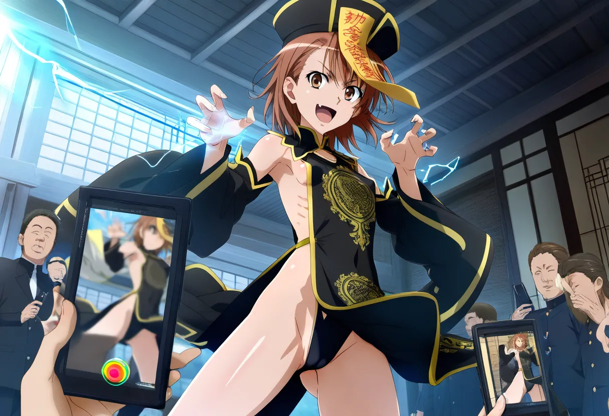 laesbkt Misaka Mikoto Chinese Zombie Cosplay NO R18 - Image 186