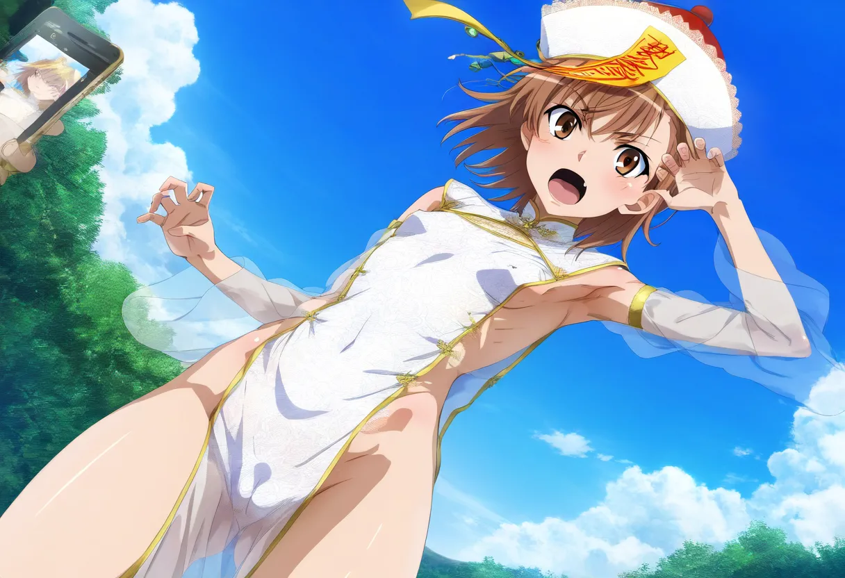 laesbkt Misaka Mikoto Chinese Zombie Cosplay NO R18 - Image 194