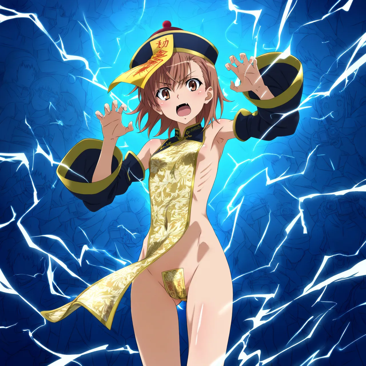 laesbkt Misaka Mikoto Chinese Zombie Cosplay NO R18 - Image 198