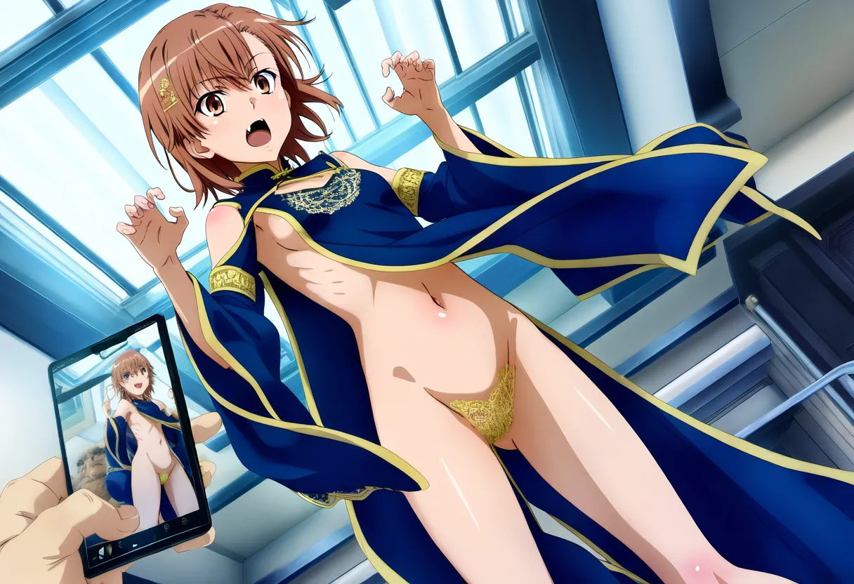 laesbkt Misaka Mikoto Chinese Zombie Cosplay NO R18 - Image 21