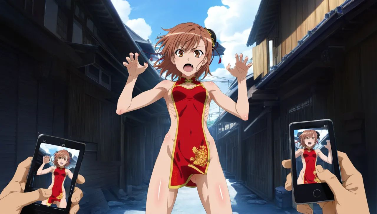 laesbkt Misaka Mikoto Chinese Zombie Cosplay NO R18 - Image 211