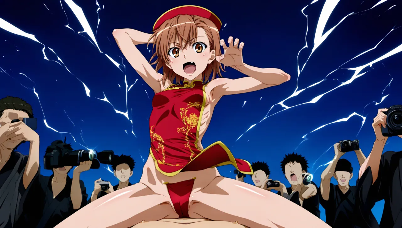 laesbkt Misaka Mikoto Chinese Zombie Cosplay NO R18 - Image 213