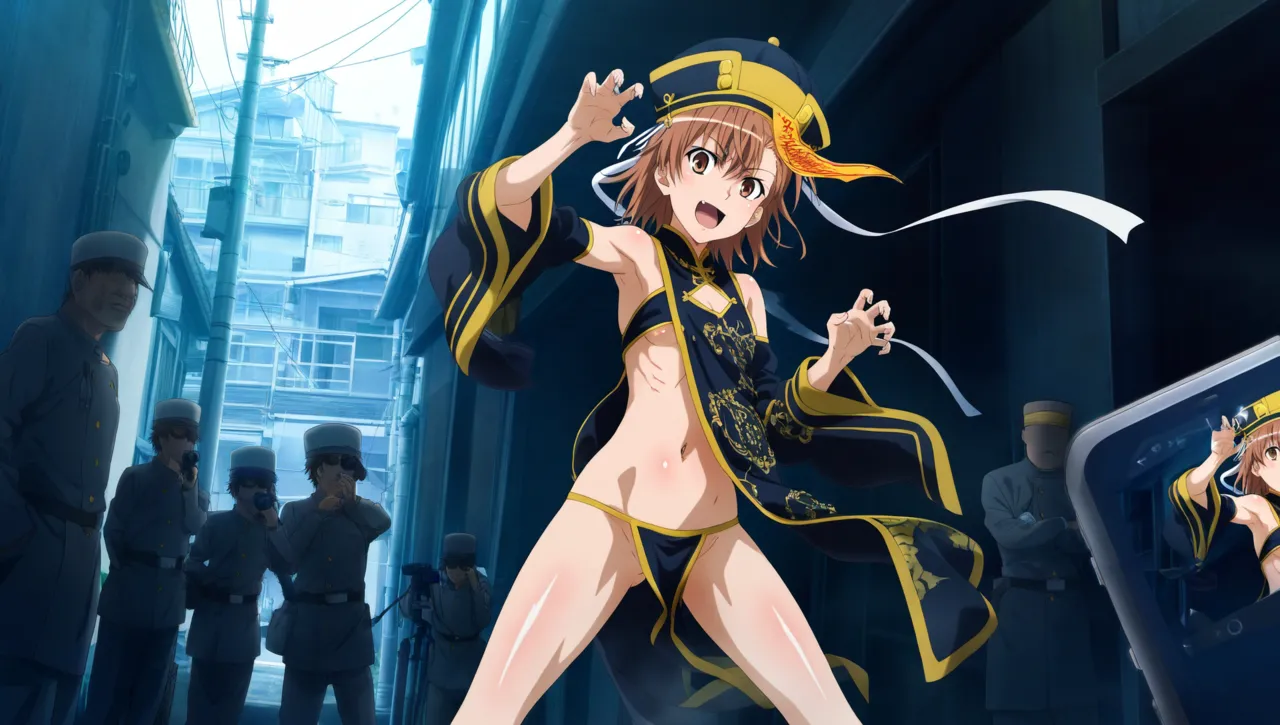 laesbkt Misaka Mikoto Chinese Zombie Cosplay NO R18 - Image 217