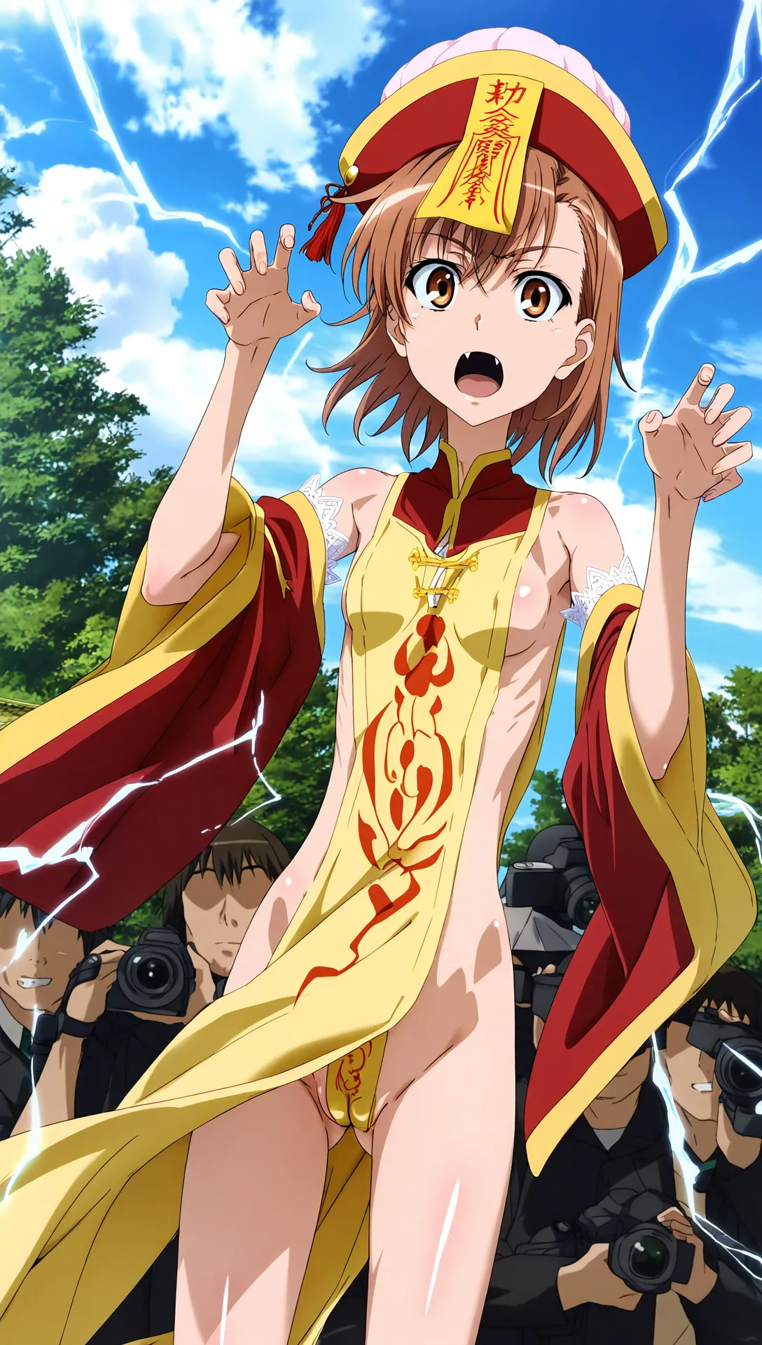 laesbkt Misaka Mikoto Chinese Zombie Cosplay NO R18 - Image 218