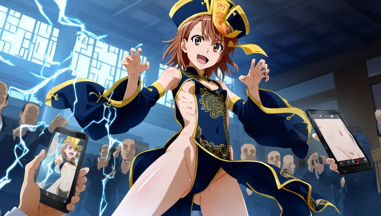 laesbkt Misaka Mikoto Chinese Zombie Cosplay NO R18 - Image 219