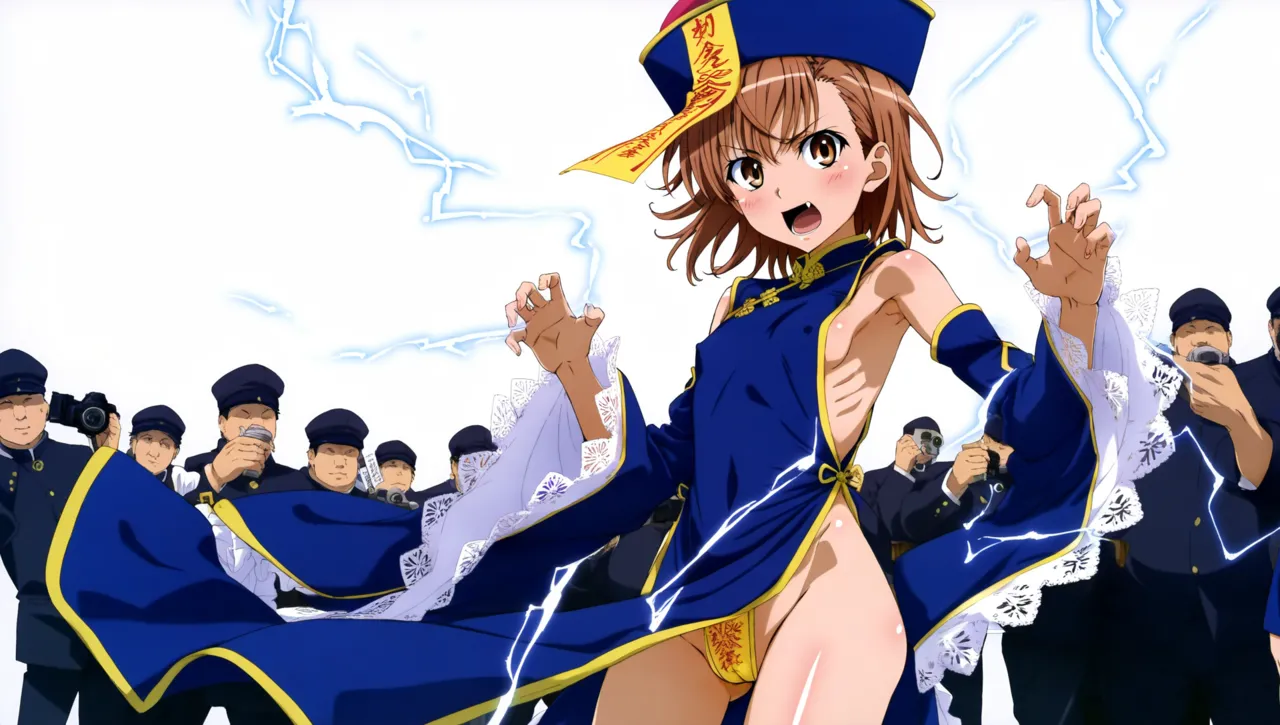 laesbkt Misaka Mikoto Chinese Zombie Cosplay NO R18 - Image 222