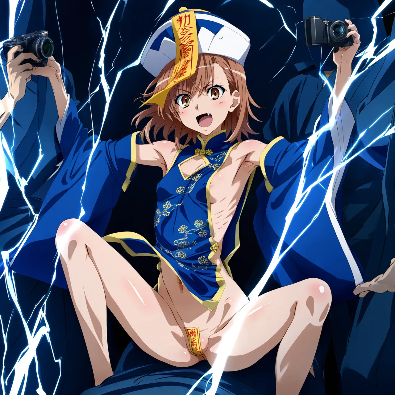 laesbkt Misaka Mikoto Chinese Zombie Cosplay NO R18 - Image 224
