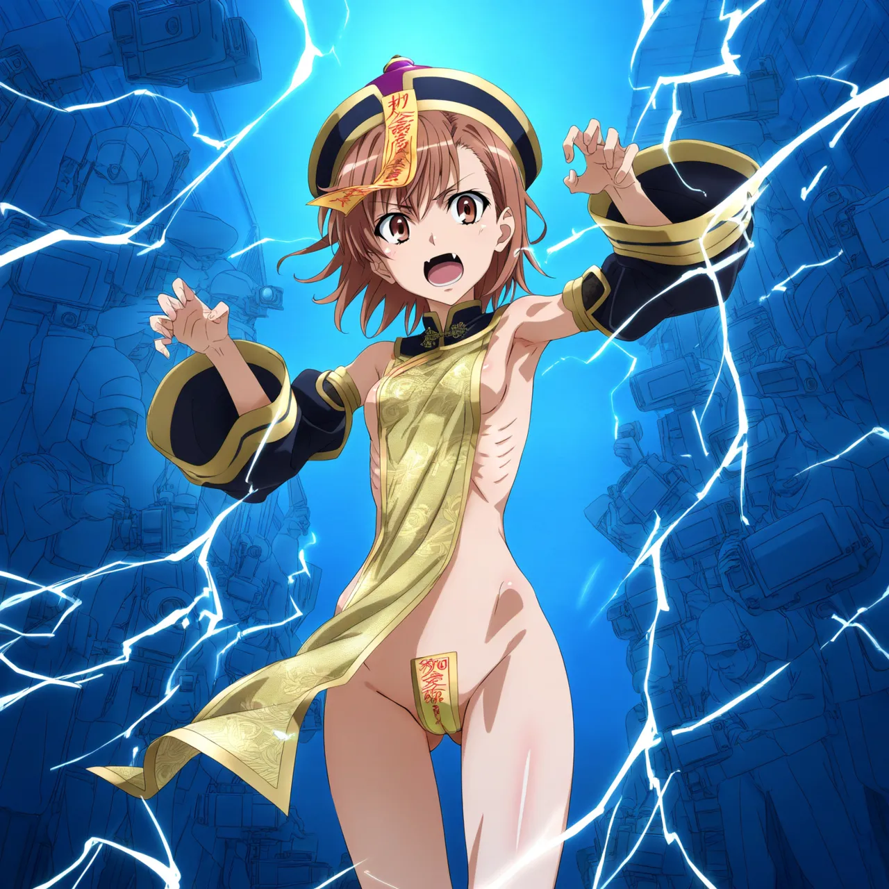 laesbkt Misaka Mikoto Chinese Zombie Cosplay NO R18 - Image 227