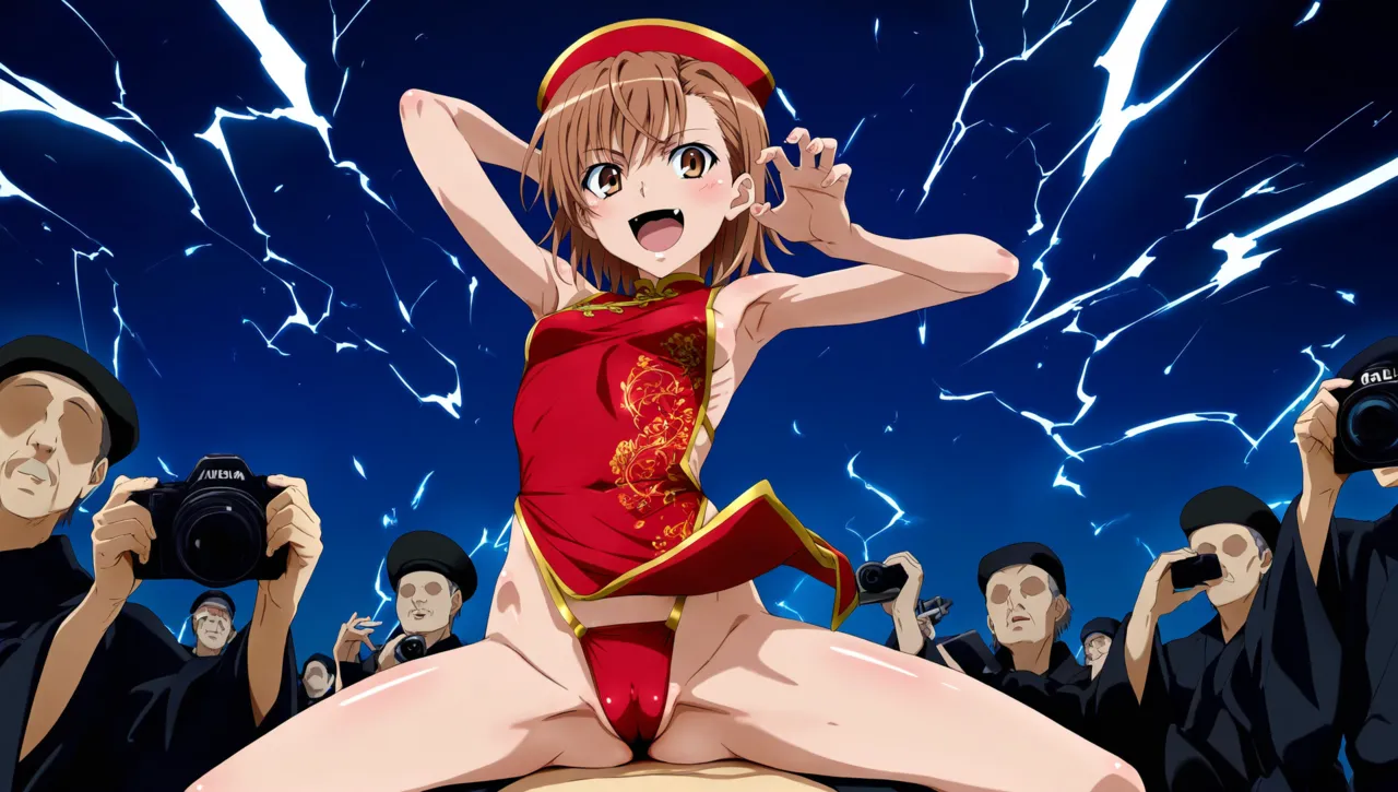 laesbkt Misaka Mikoto Chinese Zombie Cosplay NO R18 - Image 229