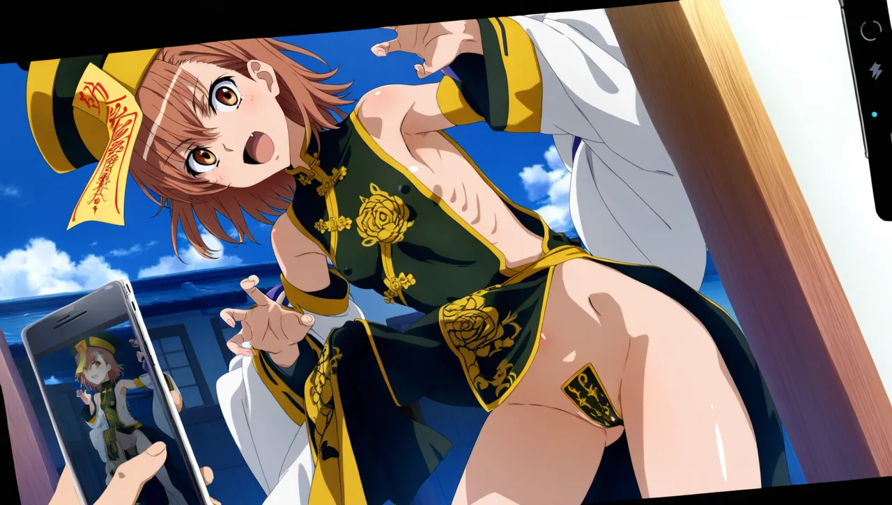 laesbkt Misaka Mikoto Chinese Zombie Cosplay NO R18 - Image 232