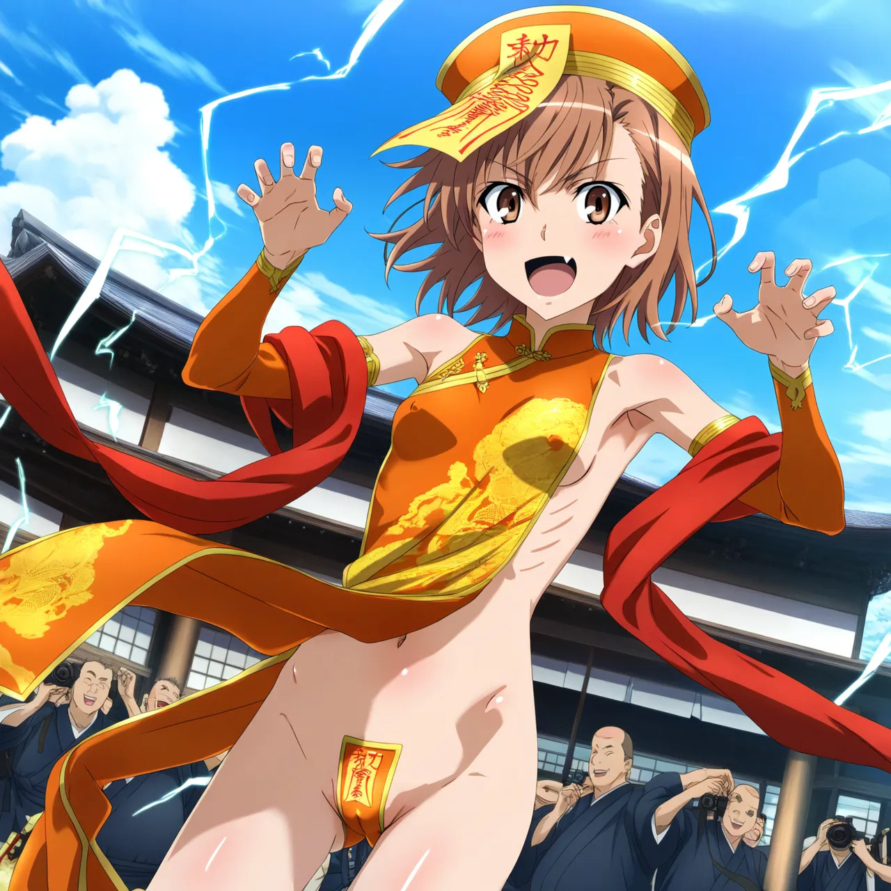 laesbkt Misaka Mikoto Chinese Zombie Cosplay NO R18 - Image 243