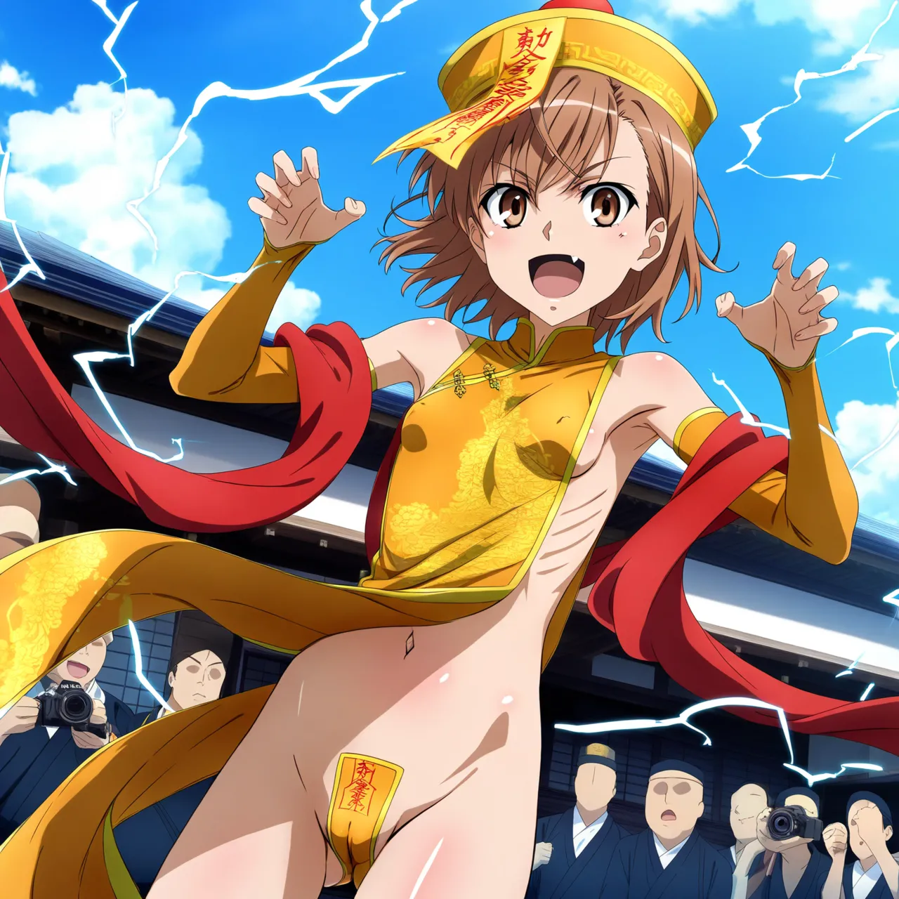 laesbkt Misaka Mikoto Chinese Zombie Cosplay NO R18 - Image 244
