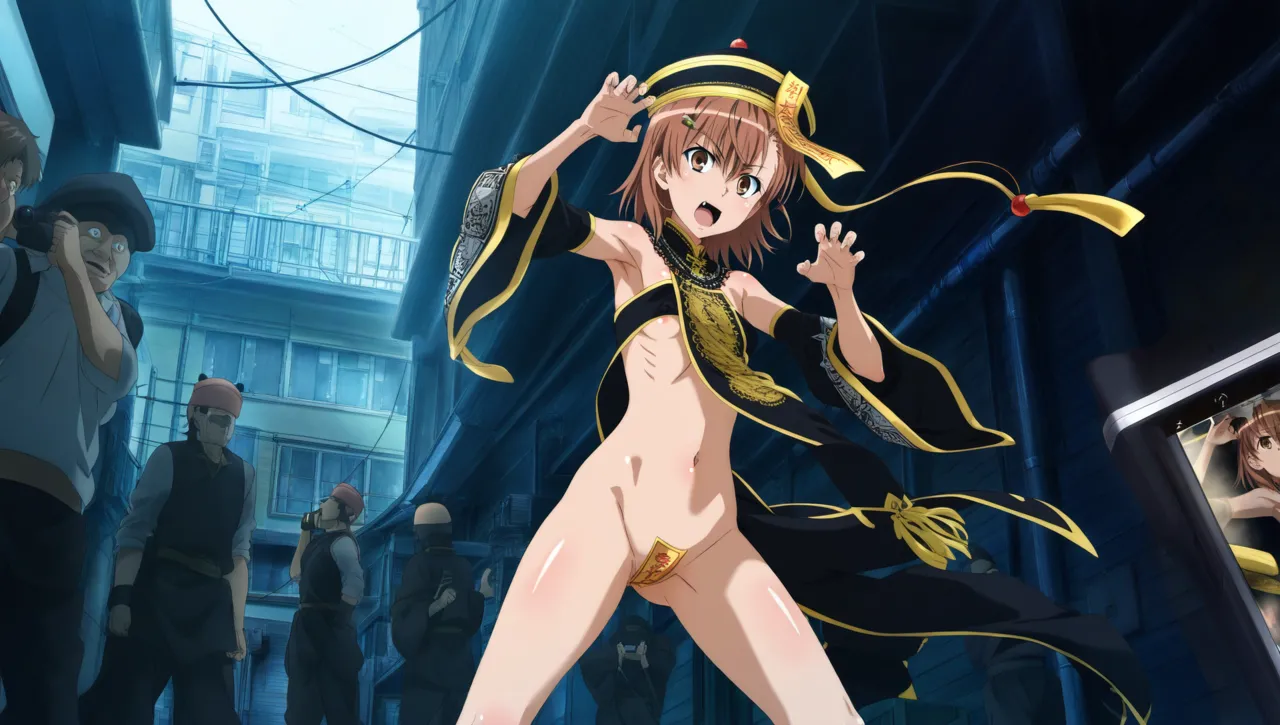 laesbkt Misaka Mikoto Chinese Zombie Cosplay NO R18 - Image 245