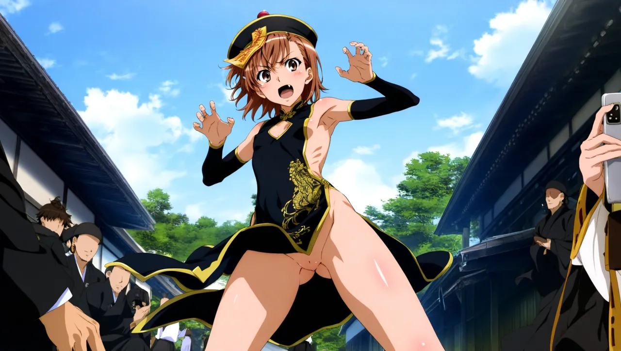laesbkt Misaka Mikoto Chinese Zombie Cosplay NO R18 - Image 246