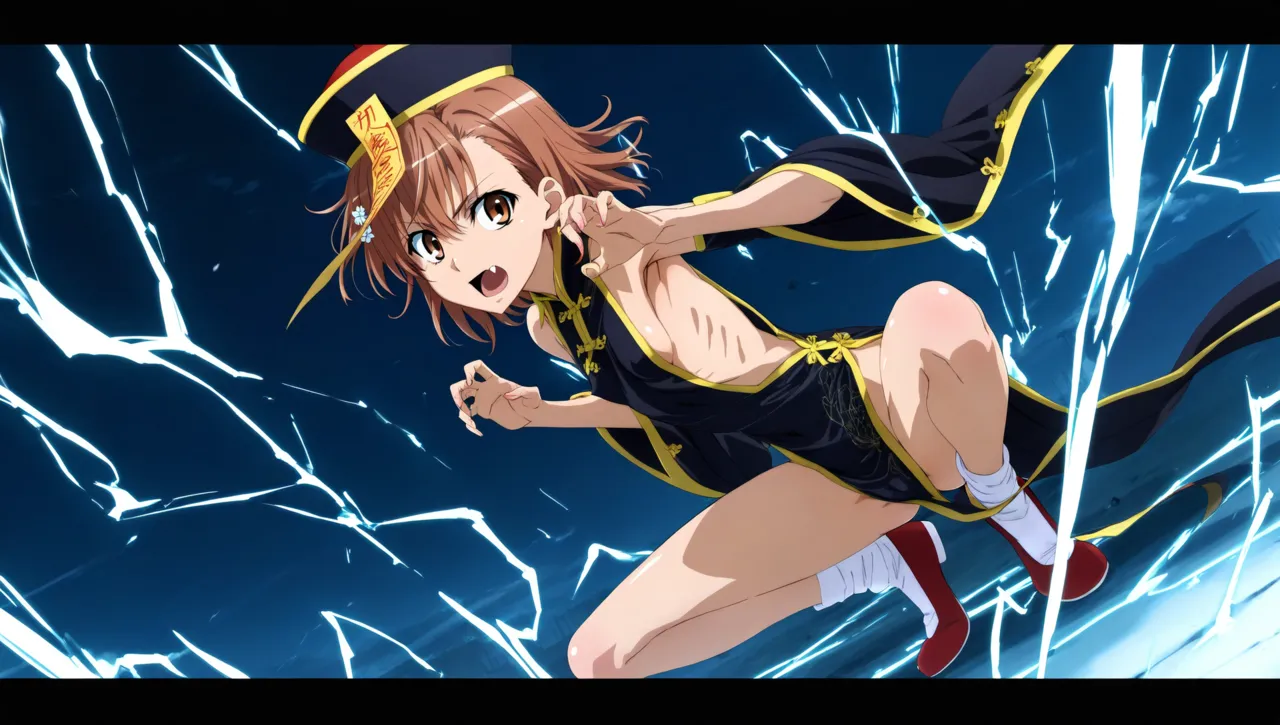 laesbkt Misaka Mikoto Chinese Zombie Cosplay NO R18 - Image 253