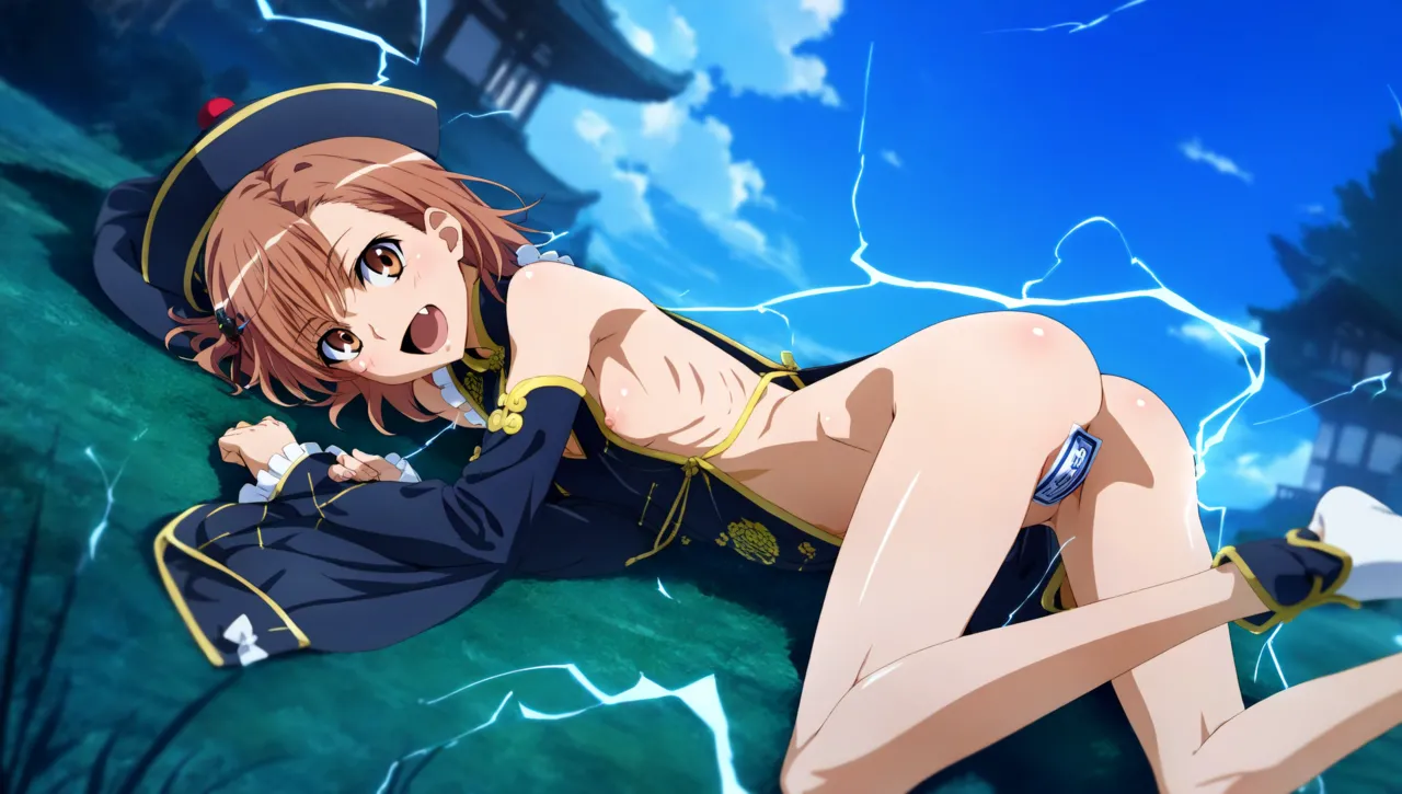 laesbkt Misaka Mikoto Chinese Zombie Cosplay NO R18 - Image 263