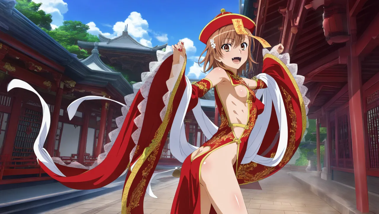 laesbkt Misaka Mikoto Chinese Zombie Cosplay NO R18 - Image 265