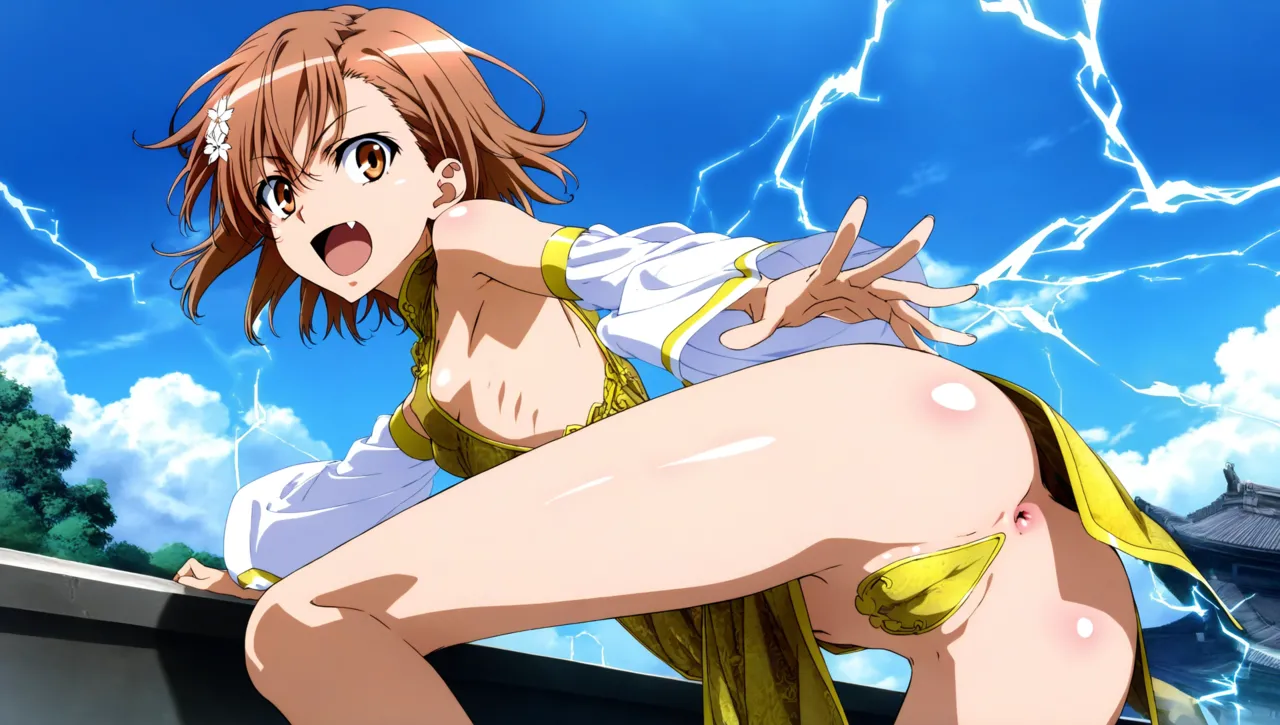 laesbkt Misaka Mikoto Chinese Zombie Cosplay NO R18 - Image 268