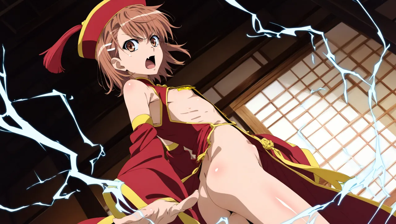 laesbkt Misaka Mikoto Chinese Zombie Cosplay NO R18 - Image 291