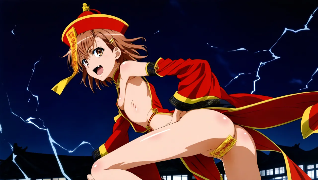 laesbkt Misaka Mikoto Chinese Zombie Cosplay NO R18 - Image 292