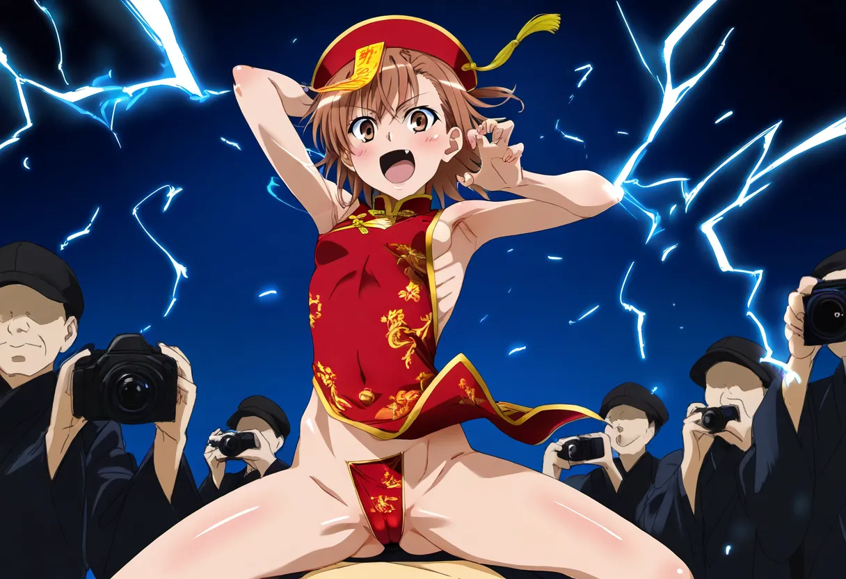 laesbkt Misaka Mikoto Chinese Zombie Cosplay NO R18 - Image 3