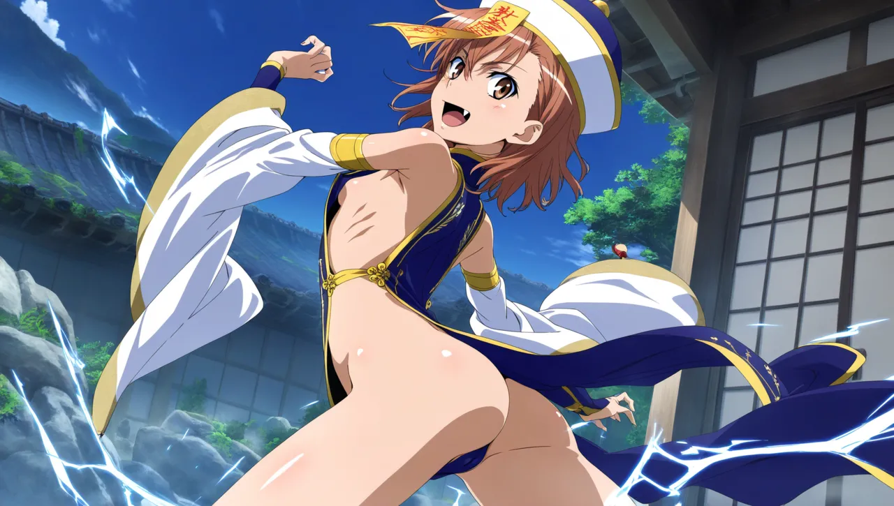 laesbkt Misaka Mikoto Chinese Zombie Cosplay NO R18 - Image 303