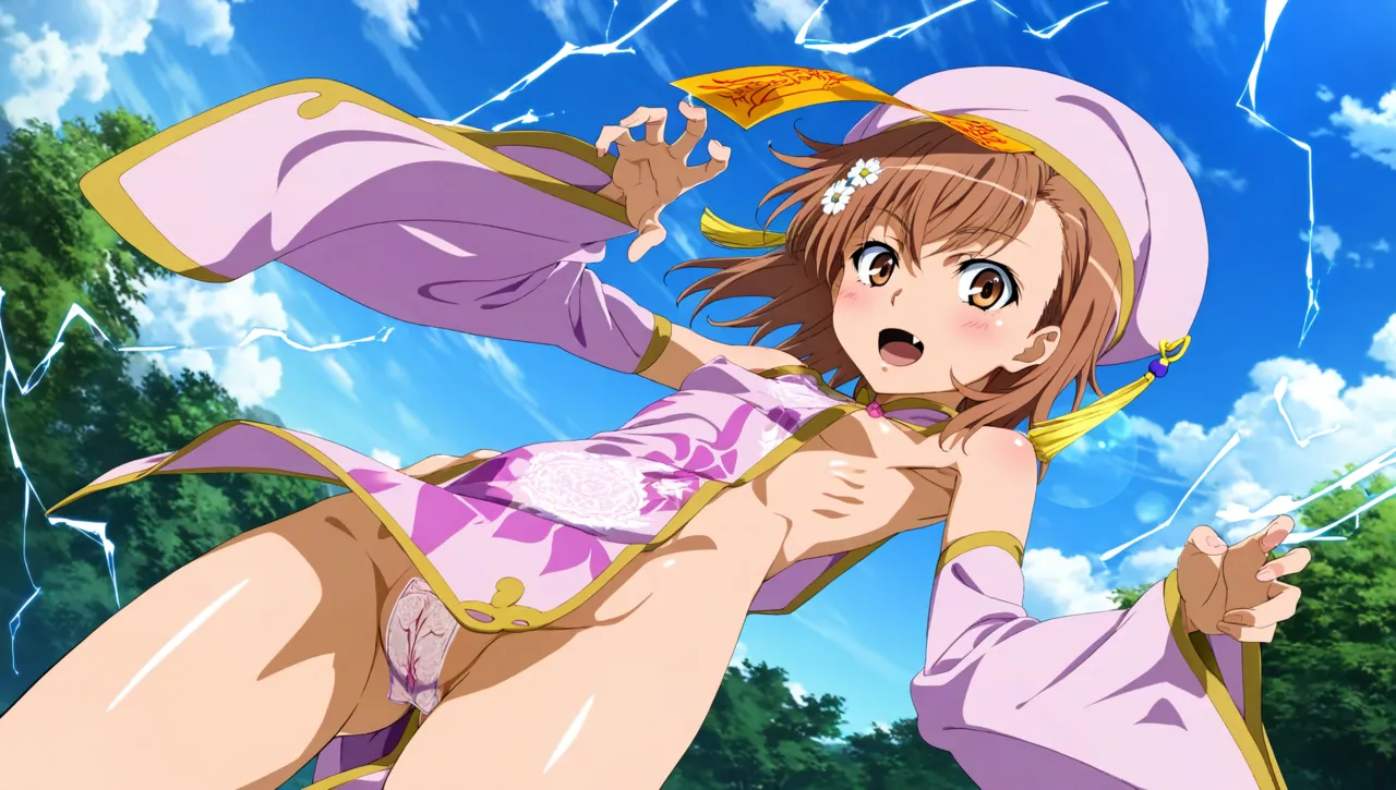 laesbkt Misaka Mikoto Chinese Zombie Cosplay NO R18 - Image 307
