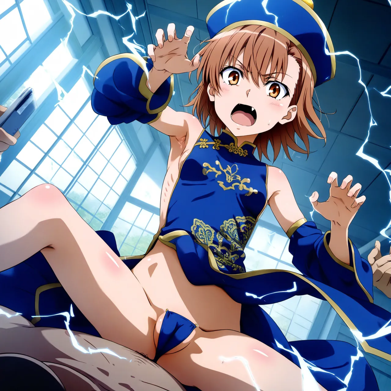 laesbkt Misaka Mikoto Chinese Zombie Cosplay NO R18 - Image 315