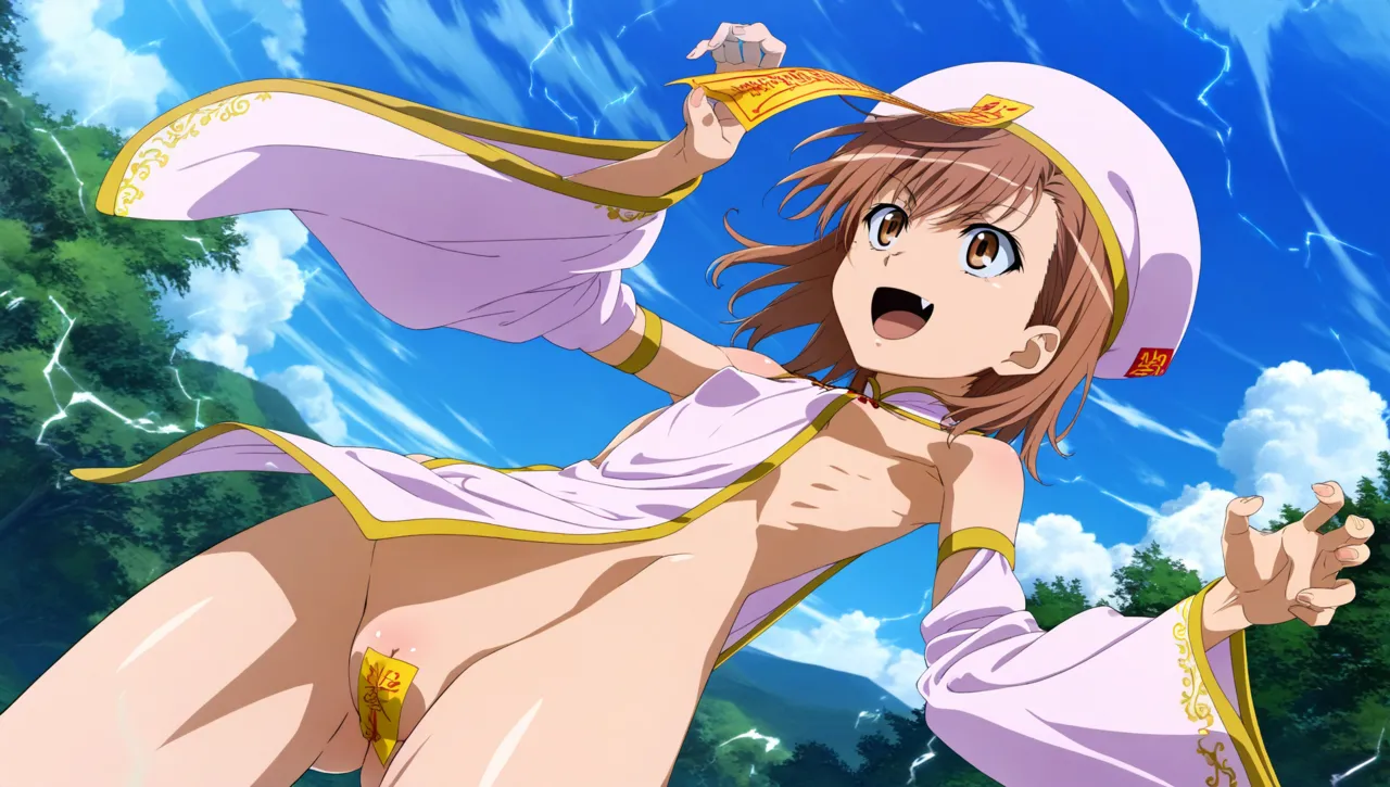 laesbkt Misaka Mikoto Chinese Zombie Cosplay NO R18 - Image 323