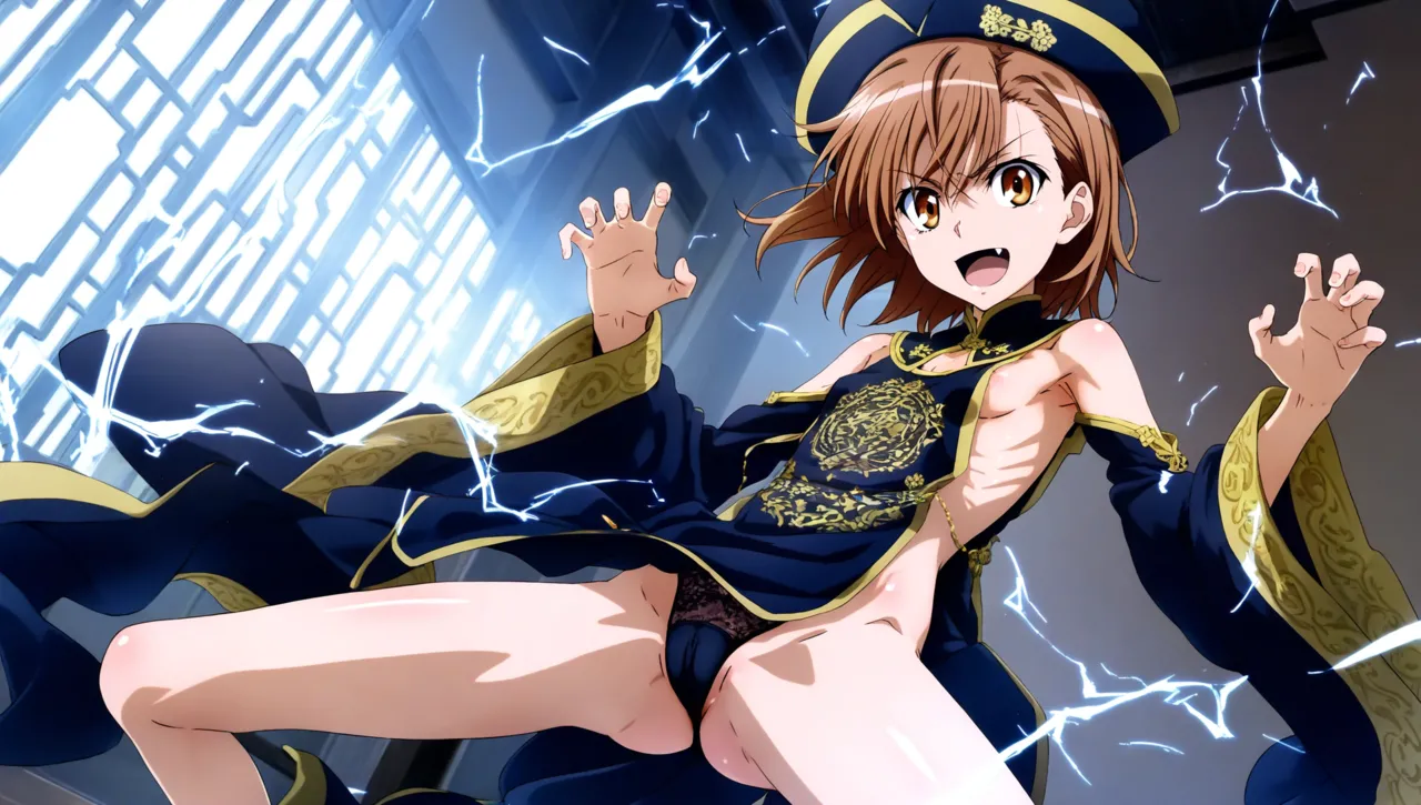 laesbkt Misaka Mikoto Chinese Zombie Cosplay NO R18 - Image 325