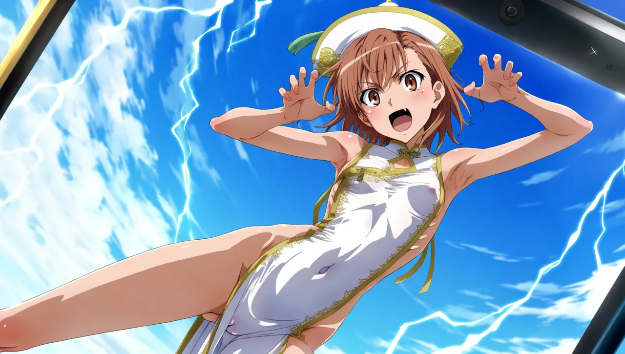 laesbkt Misaka Mikoto Chinese Zombie Cosplay NO R18 - Image 327
