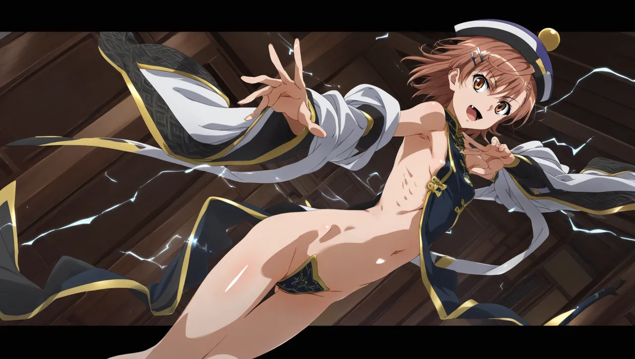 laesbkt Misaka Mikoto Chinese Zombie Cosplay NO R18 - Image 335