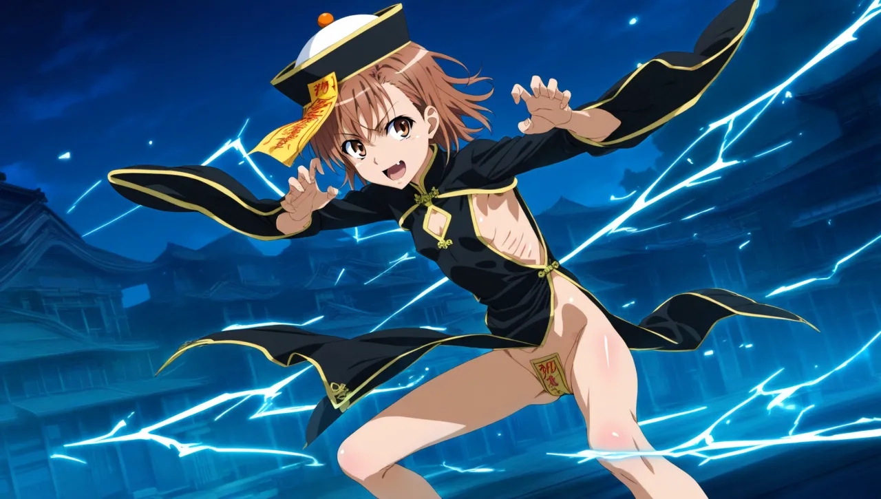 laesbkt Misaka Mikoto Chinese Zombie Cosplay NO R18 - Image 338