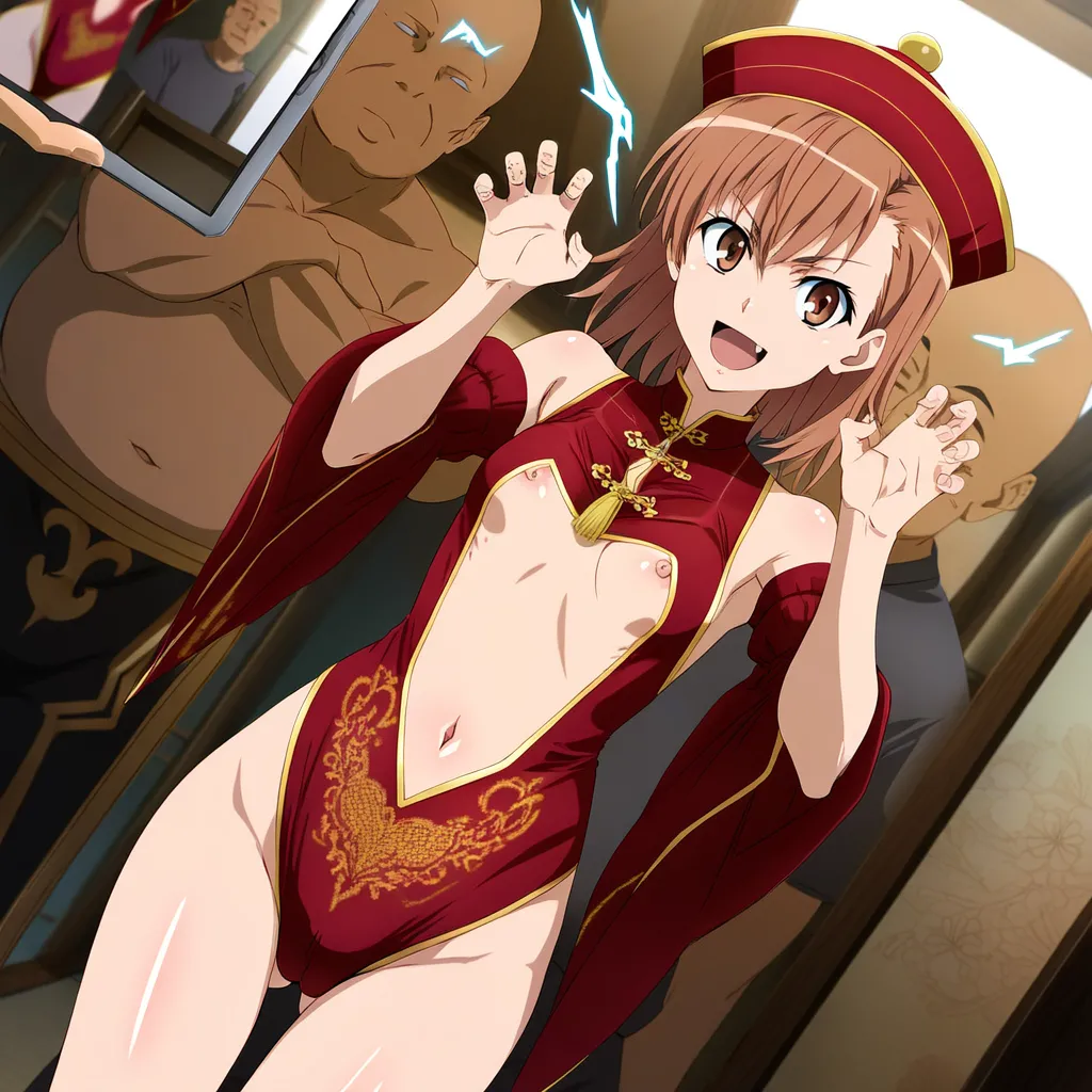 laesbkt Misaka Mikoto Chinese Zombie Cosplay NO R18 - Image 35