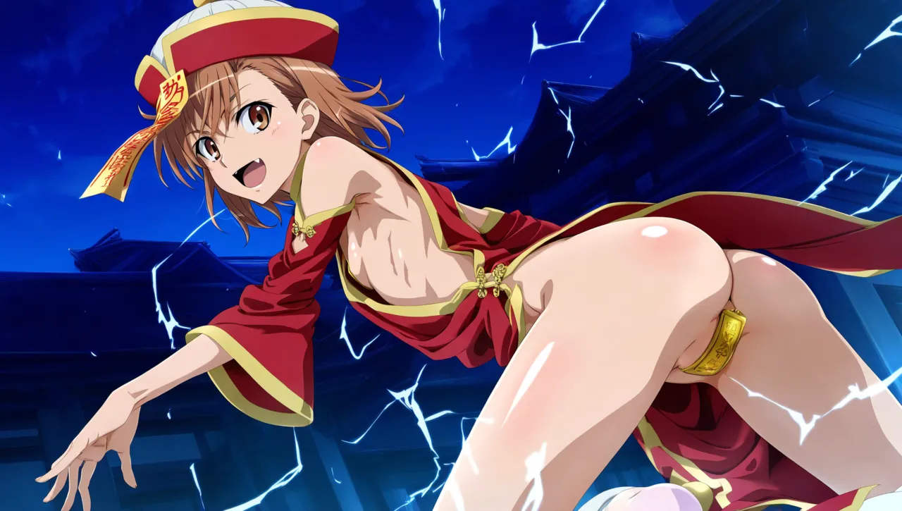 laesbkt Misaka Mikoto Chinese Zombie Cosplay NO R18 - Image 354