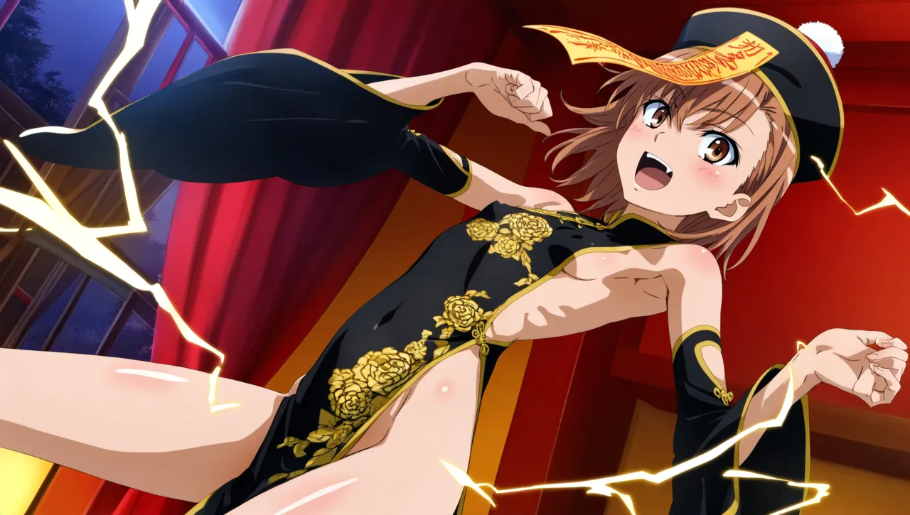 laesbkt Misaka Mikoto Chinese Zombie Cosplay NO R18 - Image 362