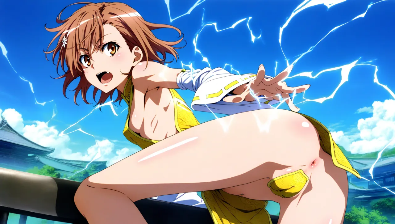 laesbkt Misaka Mikoto Chinese Zombie Cosplay NO R18 - Image 366