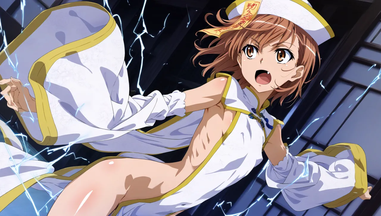 laesbkt Misaka Mikoto Chinese Zombie Cosplay NO R18 - Image 367