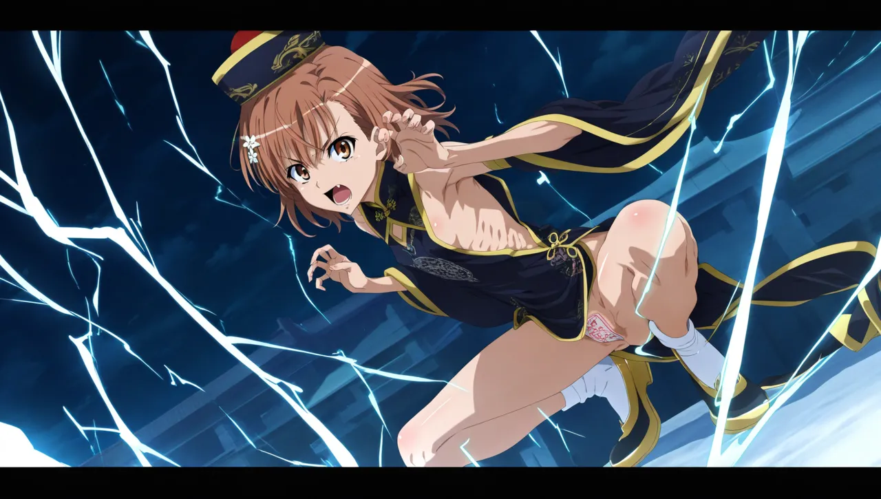 laesbkt Misaka Mikoto Chinese Zombie Cosplay NO R18 - Image 372