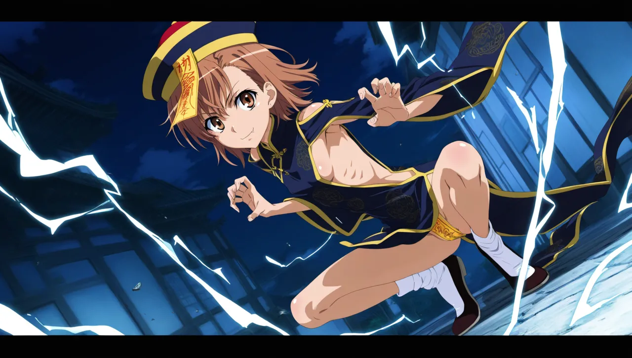 laesbkt Misaka Mikoto Chinese Zombie Cosplay NO R18 - Image 373