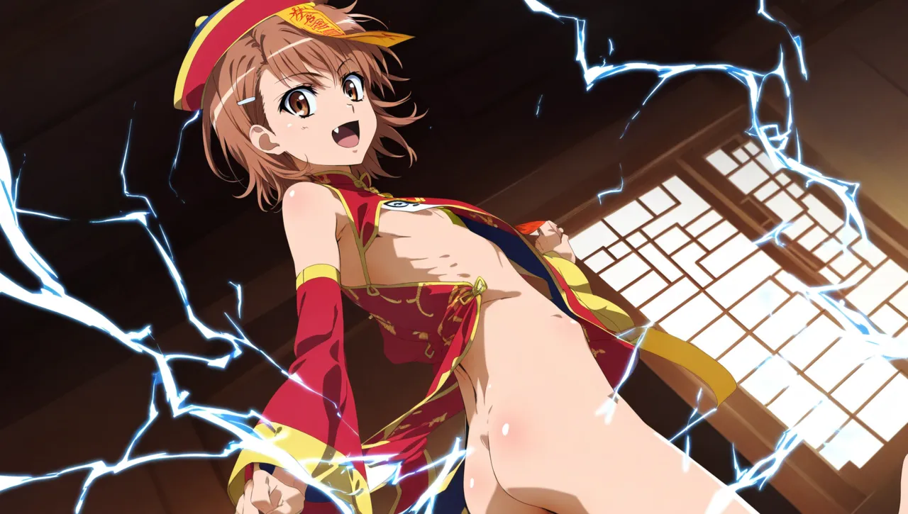 laesbkt Misaka Mikoto Chinese Zombie Cosplay NO R18 - Image 378