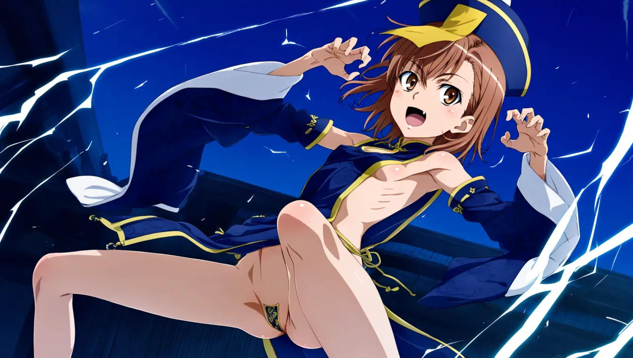 laesbkt Misaka Mikoto Chinese Zombie Cosplay NO R18 - Image 384
