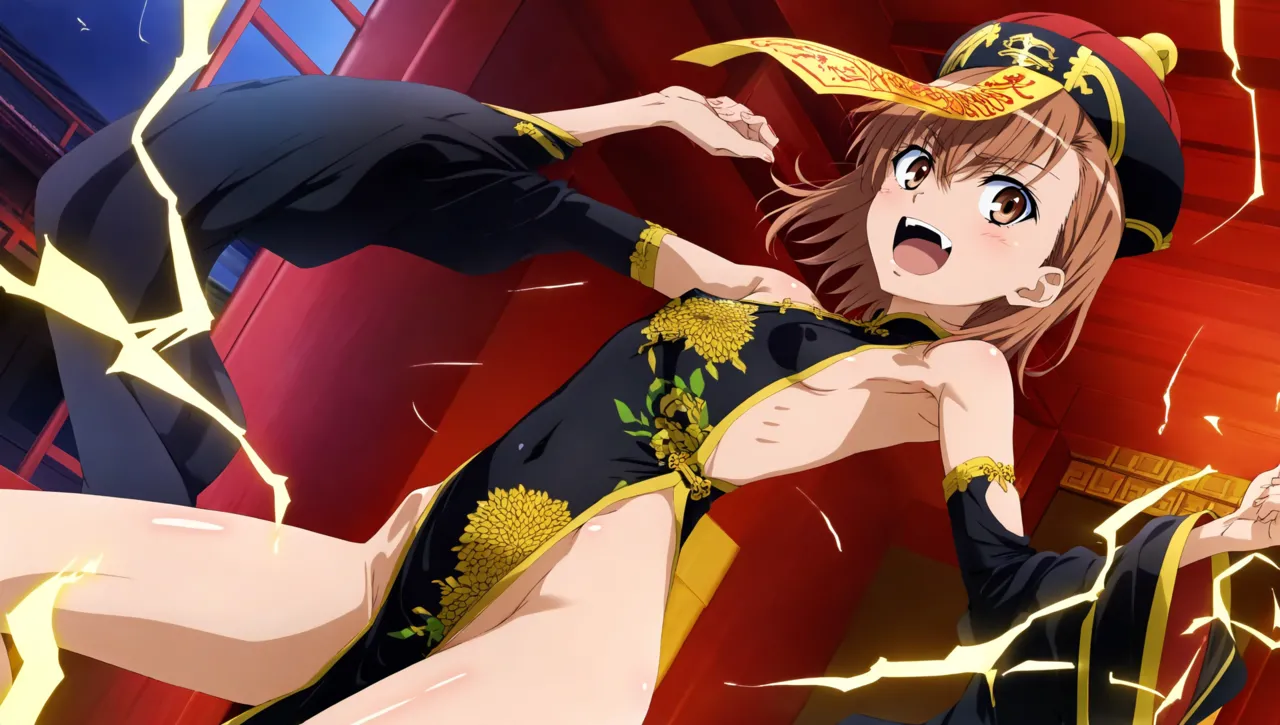 laesbkt Misaka Mikoto Chinese Zombie Cosplay NO R18 - Image 386