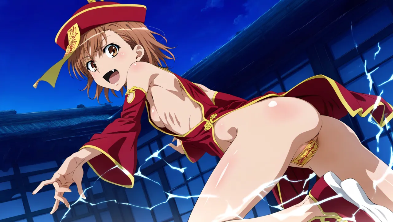 laesbkt Misaka Mikoto Chinese Zombie Cosplay NO R18 - Image 397