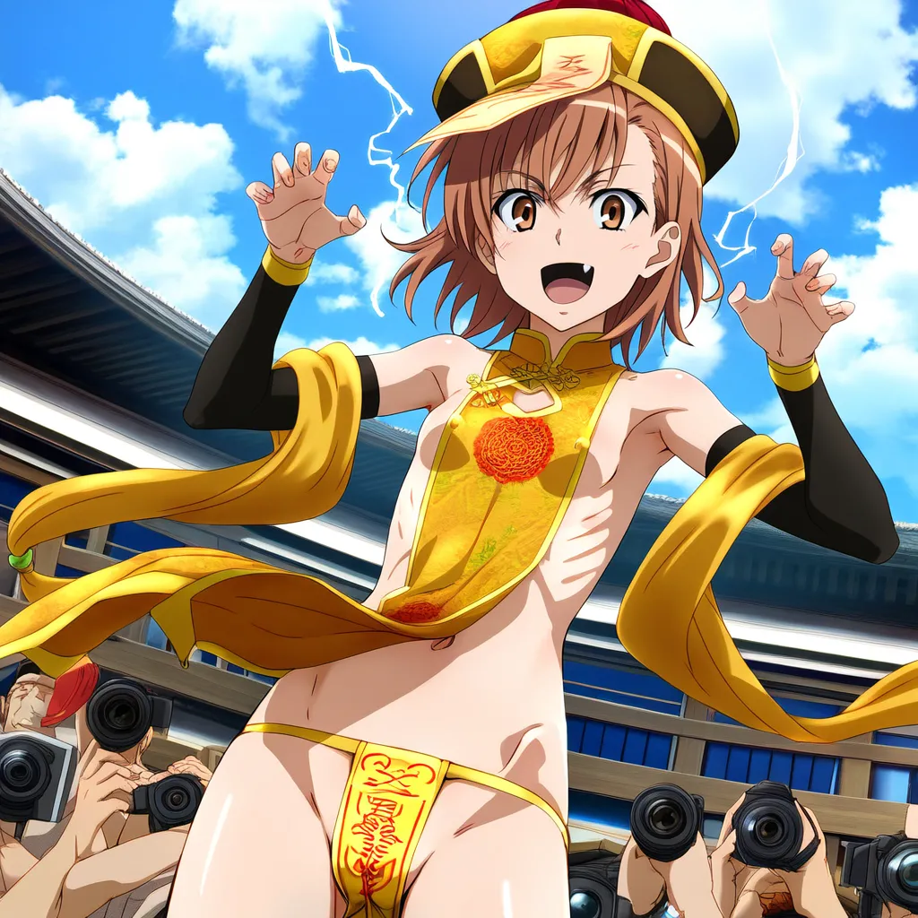 laesbkt Misaka Mikoto Chinese Zombie Cosplay NO R18 - Image 41