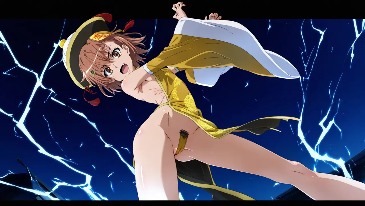 laesbkt Misaka Mikoto Chinese Zombie Cosplay NO R18 - Image 412