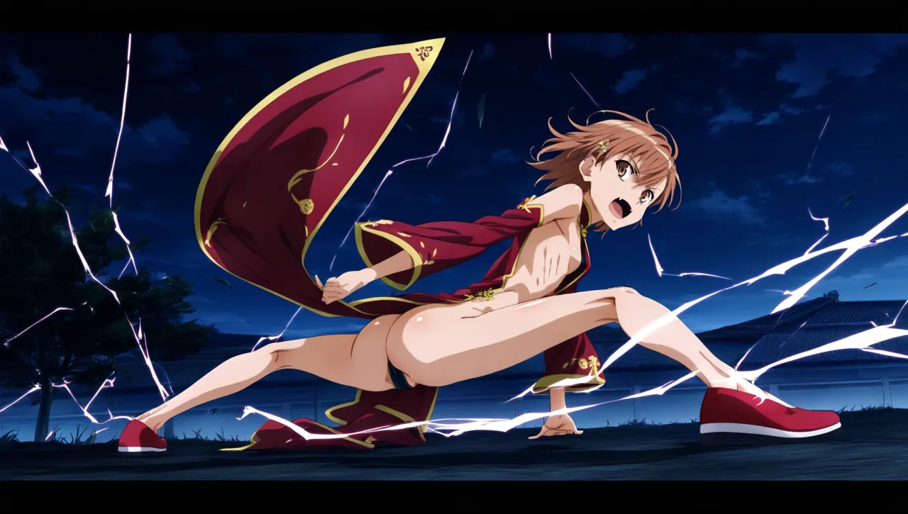 laesbkt Misaka Mikoto Chinese Zombie Cosplay NO R18 - Image 417