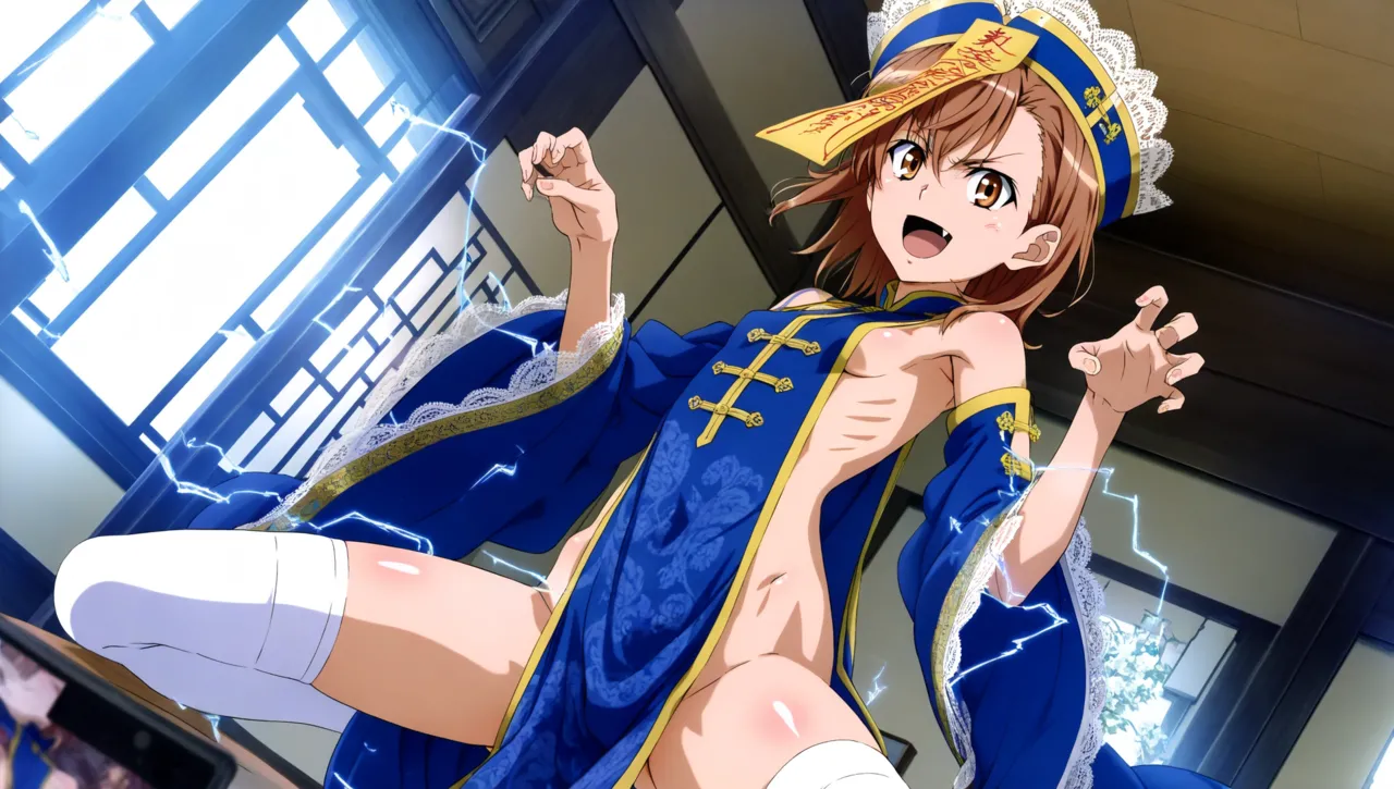 laesbkt Misaka Mikoto Chinese Zombie Cosplay NO R18 - Image 419