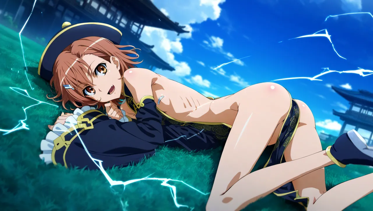laesbkt Misaka Mikoto Chinese Zombie Cosplay NO R18 - Image 430